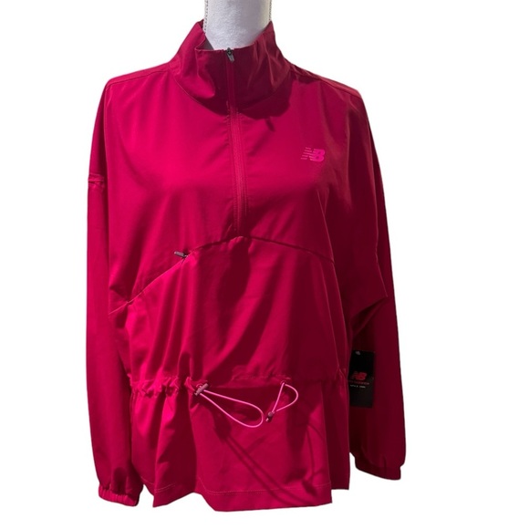 New Balance Red Fashion Jacket NWT Size Large - Picture 1 of 10